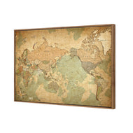 Antique Style World Map