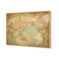 Antique Style World Map