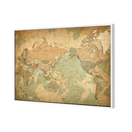 Antique Style World Map