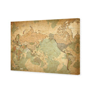 Antique Style World Map
