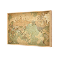 Antique Style World Map