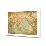 Antique Style World Map