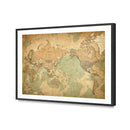 Antique Style World Map