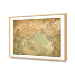 Antique Style World Map