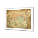 Antique Style World Map