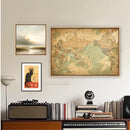 Antique Style World Map