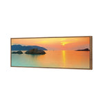Teal Blue Sunset