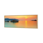 Teal Blue Sunset
