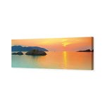 Teal Blue Sunset
