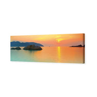 Teal Blue Sunset