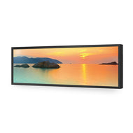 Teal Blue Sunset