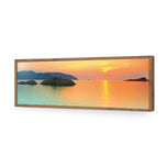 Teal Blue Sunset