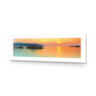 Teal Blue Sunset