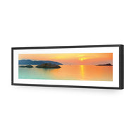 Teal Blue Sunset