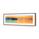 Teal Blue Sunset