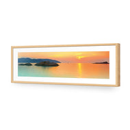 Teal Blue Sunset