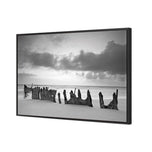 Shipwreck at Dawn BW