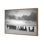 Shipwreck at Dawn BW