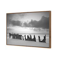 Shipwreck at Dawn BW