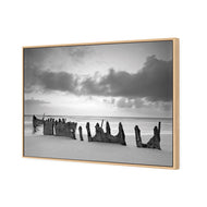 Shipwreck at Dawn BW