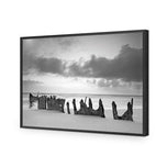 Shipwreck at Dawn BW