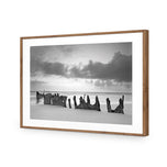 Shipwreck at Dawn BW