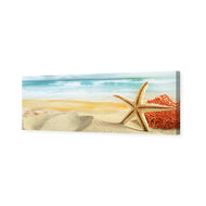 Starfish and Coral on Beach