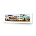Row of Rusty Cars