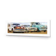 Row of Rusty Cars