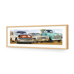 Row of Rusty Cars