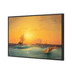 Ivan Aivazovsky - American Shipping off the rock of Gibraltar 1873