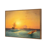 Ivan Aivazovsky - American Shipping off the rock of Gibraltar 1873