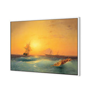 Ivan Aivazovsky - American Shipping off the rock of Gibraltar 1873