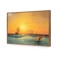 Ivan Aivazovsky - American Shipping off the rock of Gibraltar 1873