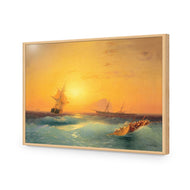 Ivan Aivazovsky - American Shipping off the rock of Gibraltar 1873