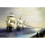 Parade of Black Sea Fleet By Ivan Aivazovsky