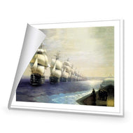 Parade of Black Sea Fleet By Ivan Aivazovsky