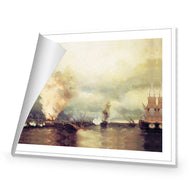 Ivan Aivazovsky - Sea Battle at Vyborg