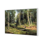 Brook in Birch Forest 1883 By Ivan Shishkin