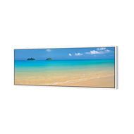 Idyllic Beach Mountains