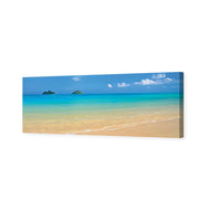Idyllic Beach Mountains
