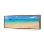 Idyllic Beach Mountains