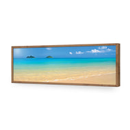 Idyllic Beach Mountains