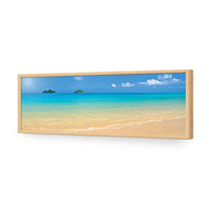 Idyllic Beach Mountains