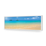 Idyllic Beach Mountains