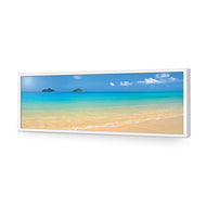 Idyllic Beach Mountains