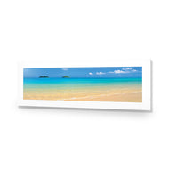 Idyllic Beach Mountains