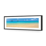 Idyllic Beach Mountains