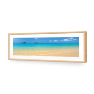 Idyllic Beach Mountains