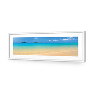 Idyllic Beach Mountains